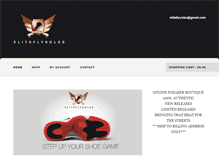 Tablet Screenshot of eliteflysoles.com